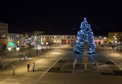 Vánoční strom v Brandýse