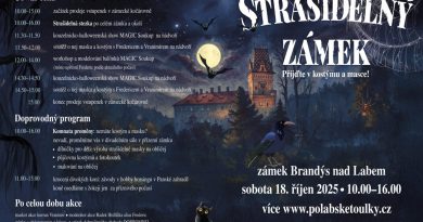 Strašidla se sešla na zámku v Brandýse. Byla kouzelnická show i havran Vranimír Strašidla se sešla na zámku v Brandýse. Byla kouzelnická show i havran Vranimír