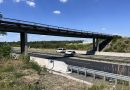 Dálnice D10 byla o víkendu uzavřena kvůli demolici lávky