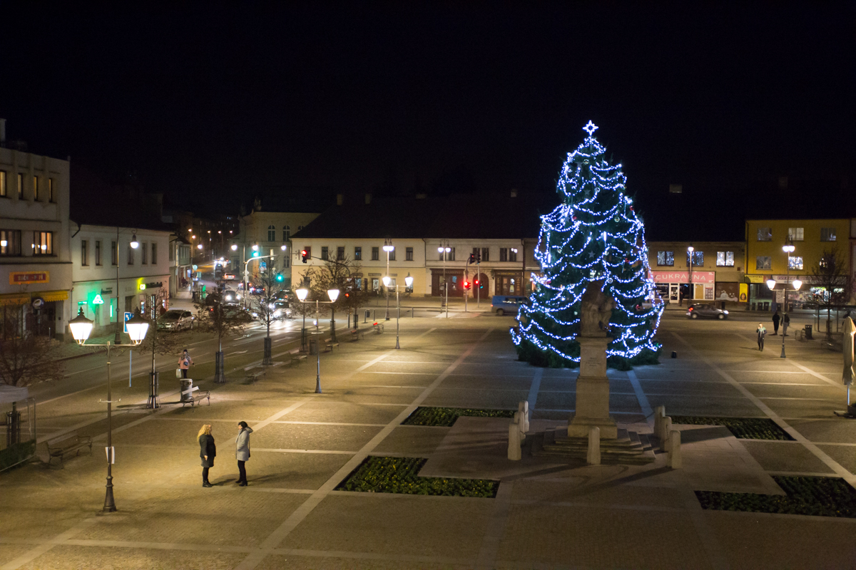 Vánoční strom v Brandýse nad Labem
