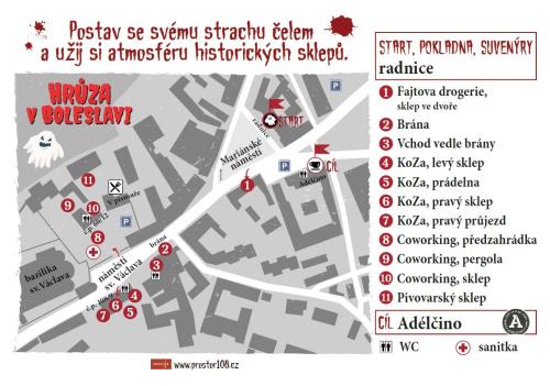 Mapa Hrůzy v Boleslavi